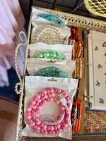 Jenna Beaded Phone Charger with Lightning & USB-C Cable