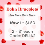 Delia Assorted Valentine’s Stretchy Bracelets