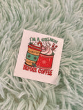 Coffee Christmas Stickers for Motel Keychain