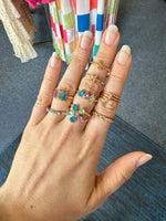 Jorge Stylish Geometric Alloy Rings