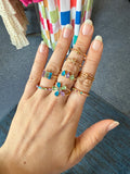Jorge Stylish Geometric Alloy Rings