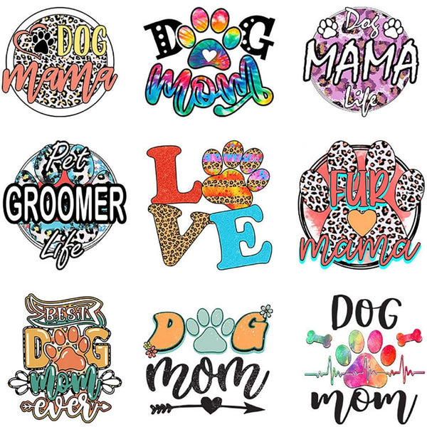 Dog Mom Transfer Designs