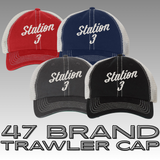 Station 3 47 Brand Trawler Cap