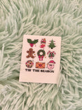 Pink Christmas Stickers for Motel Keychain
