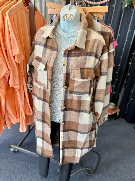 Christy Long Sleeve Shacket