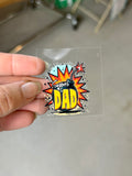 Dad Stickers for Motel Keychain