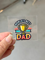 Dad Stickers for Motel Keychain