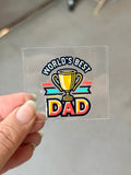 Dad Stickers for Motel Keychain