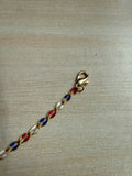 Diane Patriotic Enamel Hat Chain