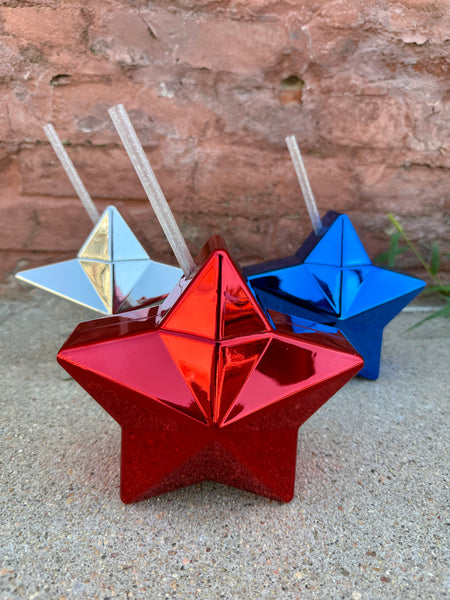 Liberty Assorted Patriotic Star Drink Tumblers