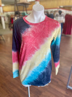 Laurie Space Tie-Dye Long Sleeve Top