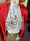 Retro Teacher Transfer Designs