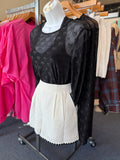 Myrna Elegant Textured High-Waist Shorts