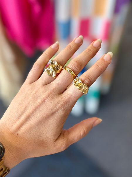 Margarita Geometric Solid Rings
