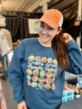 Crete’s Great Pumpkin Festival PREORDER Sea Blue Sweatshirt
