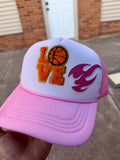 Reba Foam Front Mesh Back Trucker Hat