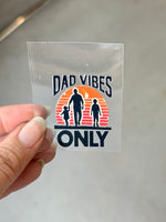 Dad Stickers for Motel Keychain