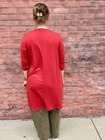 Rosanna Ribbed Long Cardigan