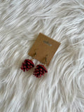 Farrah Glittery Pinecone Earrings