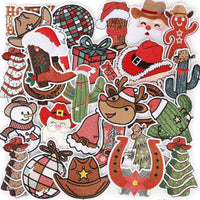 Western Christmas Patches