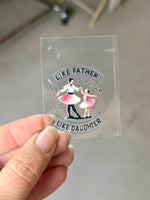 Dad Stickers for Motel Keychain