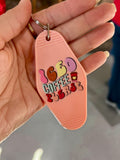 Assorted Motel Keychains