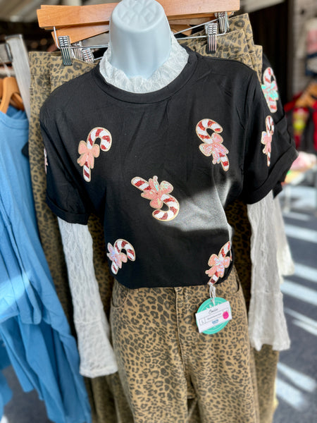 Ingrid Sheer Lace Bell Sleeve Mock Neck Blouse