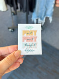 Faith Stickers for Motel Keychain