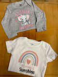 Rainbow Baby Transfer Designs
