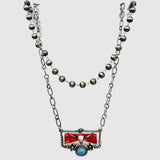 Tanisha Longhorn Beer Western Necklace