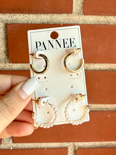 Maggie Huggie Earring Set