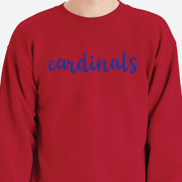 Cursive cardinals Transfer Design