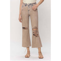 VERVET Leslie 90’s Vintage Crop Flare Jean