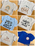 Rainbow Baby Transfer Designs