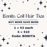 Bonita Coil Hair Ties