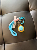 Assorted Cute Face Dumpling Wristlet Keychains