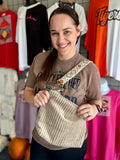 Patty Aztec Guitar Shoulder Strap Corduroy Tote Bag