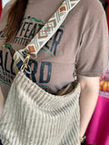 Patty Aztec Guitar Shoulder Strap Corduroy Tote Bag