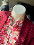 Aisha Layered Multicolor Beaded Bow Charm Necklace