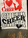 Cheer Transfer Designs