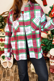 Joni Christmas Plaid Flannel Shacket