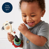 Itzy Spinner™ - Sensory Teething Rattle - Carmen the Cow