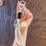 Assorted Cute Face Dumpling Wristlet Keychains