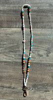 Beatrice Teach Colorful Beaded Lanyard with Breakaway Clasp