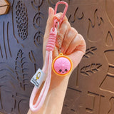 Assorted Cute Face Dumpling Wristlet Keychains