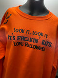 Sabrina Glittery Freakin’ Bats Crewneck Sweatshirt